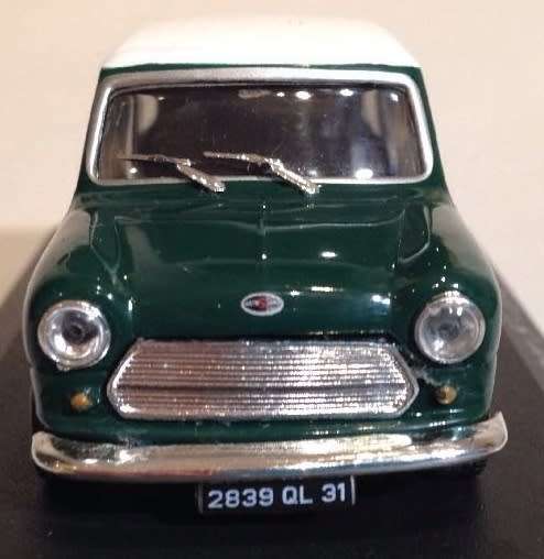 Mini Cooper S 1967 green+white roof 1/43 IXO NEWinBlister #4090 instant wheels