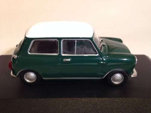 Mini Cooper S 1967 green+white roof 1/43 IXO NEWinBlister #4090 instant wheels