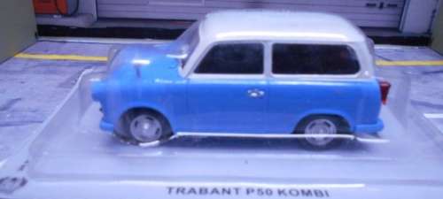 Trabant P50 station wagon 1959 blue 1/43 IXO NEWinBlister  #4096 instant wheels