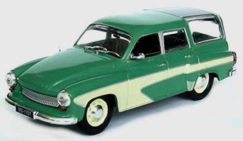 Wartburg 311 Camping 1960 green 1/43 IXO NEWinBlister  #4098 instant wheels