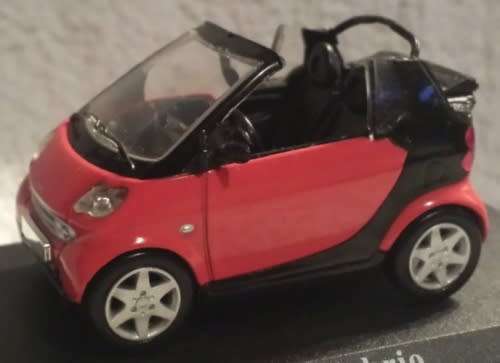 Smart City Cabrio 2007 purple 1/43 IXO NEWinBlister #4115 instant wheels