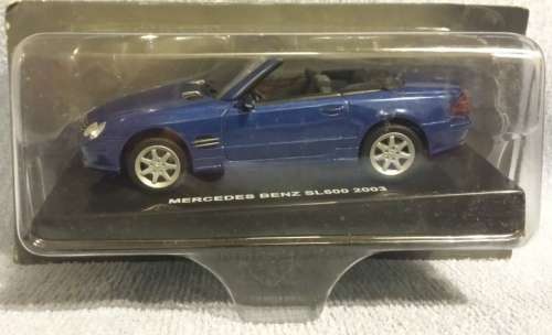 Mercedes Benz SL600 2003 cabriolet blue 1/43 IXO NEW+boxed #4117 instant wheels