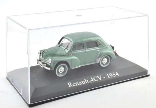 Renault 4CV 1954 green-met 1/43 IXO NEW+boxed  #4150 instant wheels