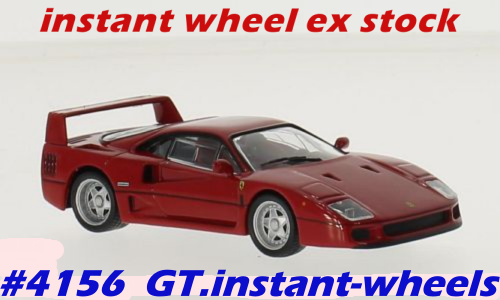 Ferrari F40 1987 1/43 IXO NEW+showcased FREE delivery #4156 instant wheels