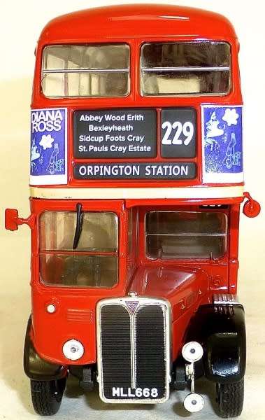 London Bus AEC Regent III RT Rover Bus 1/43 IXO NEW Blister  #4331 instant wheels