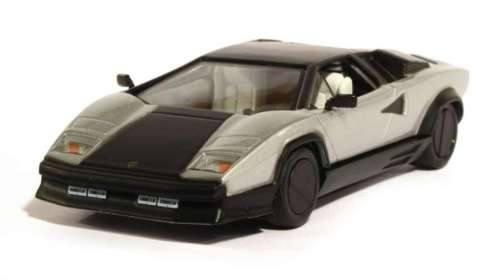 Lamborghini Countach Evoluzione 1987 silver 1/43 Whitebox NEW+boxed #4346 instant wheels