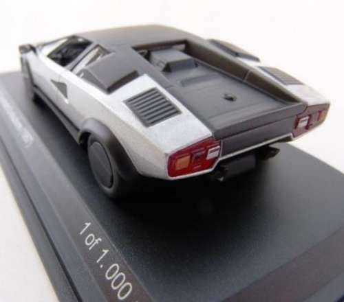 Lamborghini Countach Evoluzione 1987 silver 1/43 Whitebox NEW+boxed #4346 instant wheels