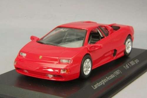 Lamborghini Acosta 1997 red 1/43 Whitebox NEW+boxed  #4347 instant wheels