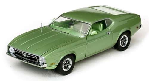 Ford Mustang Sportsroof Coupe 1971 green 1/24 Motormax NEW+boxed  #2158 instant wheels