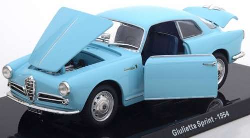 Alfa Romeo Giulietta Sprint 1954 blue 1/24 NEO NEWinBlister  #2162 instant wheels