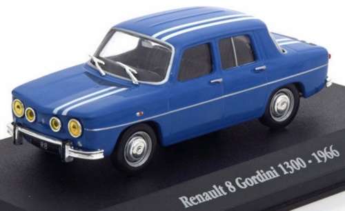 Renault 8 Gordini 1300 1966 blue 1/43 IXO NEW+boxed  #4351 instant wheels