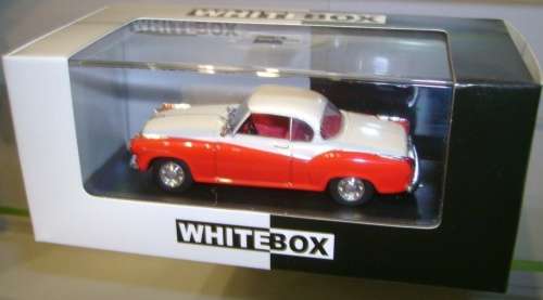 Borgward Isabella Sports Car Coupe 1957 1/43 Whitebox NEW+boxed  #4355 instant wheels