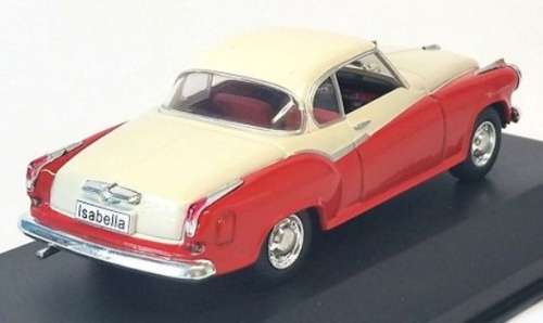 Borgward Isabella Sports Car Coupe 1957 1/43 Whitebox NEW+boxed  #4355 instant wheels