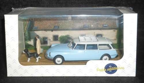 Citroen ID19 Break station wgn 1963 light blue 1/43 IXO NEW+boxed  #4362 instant wheels