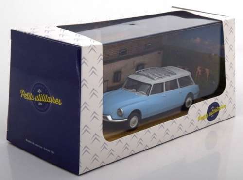 Citroen ID19 Break station wgn 1963 light blue 1/43 IXO NEW+boxed  #4362 instant wheels