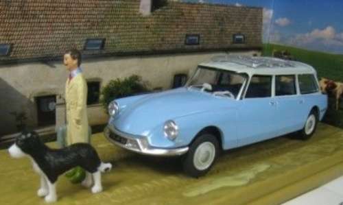 Citroen ID19 Break station wgn 1963 light blue 1/43 IXO NEW+boxed  #4362 instant wheels