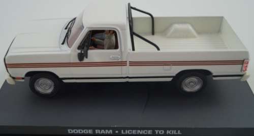 Dodge Ram Pick-up 1989 (JBond/Lic2Kill) 1/43 IXO NEW+boxed  #4361 instant wheels