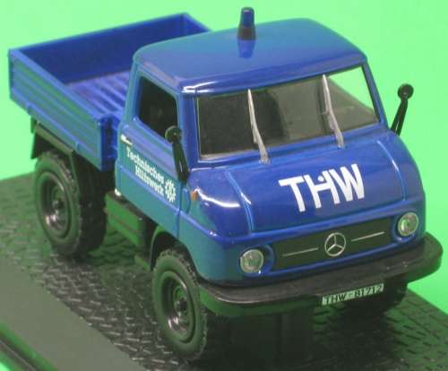 Mercedes-Banz Unimog U411 1956 blu 1/43 IXO NEW+boxed  #4360 instant wheels