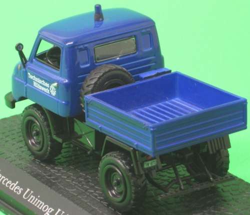 Mercedes-Banz Unimog U411 1956 blu 1/43 IXO NEW+boxed  #4360 instant wheels