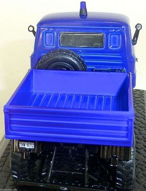 Mercedes-Banz Unimog U411 1956 blu 1/43 IXO NEW+boxed  #4360 instant wheels