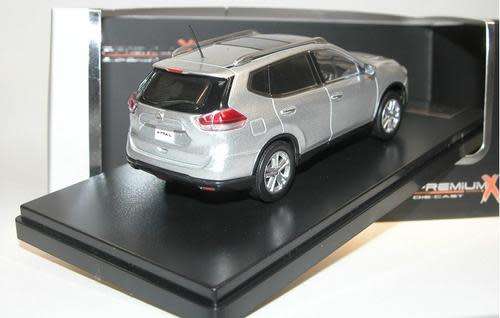 Nissan X-Trail 2014 silver 1/43 PremiumX NEW+boxed  #4658 instant wheels
