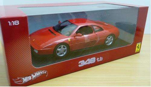 Ferrari 348 tb 1989 1/18 HotWheels NEW+boxed  #8808 instant wheels
