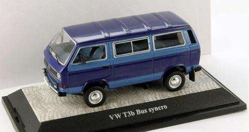 Volkswagen T3b Syncro Bus 2003 2-tone-blue 1/43 PremiumClassiXXs NEW+boxed  #4866 instant wheels