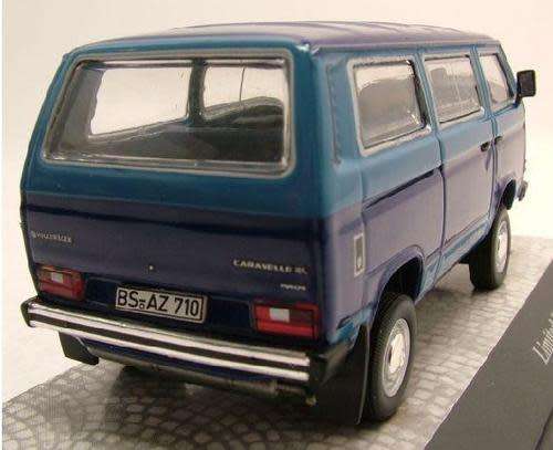Volkswagen T3b Syncro Bus 2003 2-tone-blue 1/43 PremiumClassiXXs NEW+boxed  #4866 instant wheels