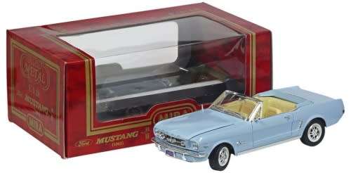 Ford Mustang 1965 powder blue 1/18 MIRA NEW+boxed  #8990 instant wheels