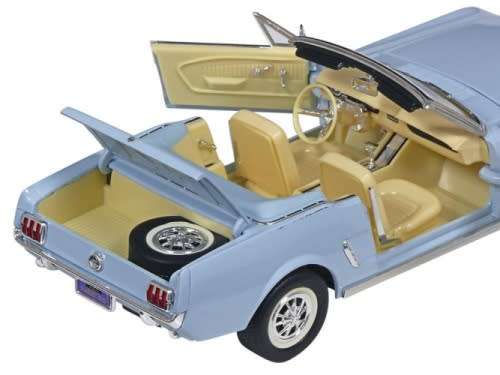 Ford Mustang 1965 powder blue 1/18 MIRA NEW+boxed  #8990 instant wheels