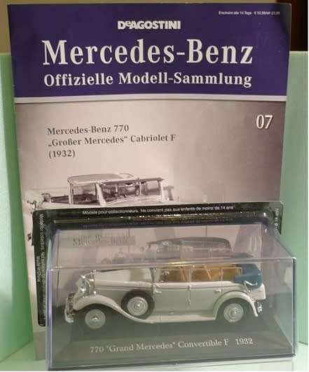 Grand Mercedes 770 F Convertible 1932 1/43 IXO NEW+boxed  #4713 instant wheels