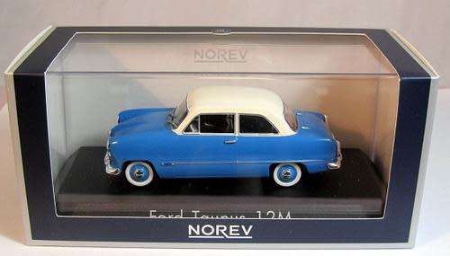 Ford Taunus 12M (RARE!)1954 blue+white 1/43 Norev NEW+boxed  #4862 instant wheels