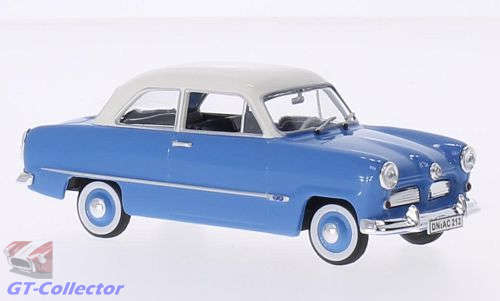 Ford Taunus 12M (RARE!)1954 blue+white 1/43 Norev NEW+boxed  #4862 instant wheels