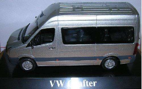 Volkswagen Crafter Bus 2014 silver 1/43 Premium ClassiXX NEW+boxed  #5903 instant wheels