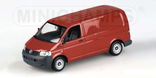 Volkswagen T5 Transporter 2003 1/43 Minichamps NEW+boxed  #4864 instant wheels