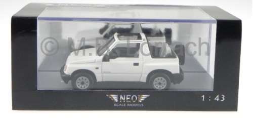 Suzuki Vitara 1.6 JLX 1995 Convertible white 1/43 NEO NEW+boxed  #4662 instant wheels