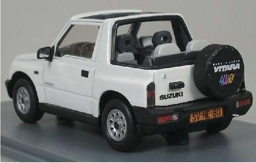 Suzuki Vitara 1.6 JLX 1995 Convertible white 1/43 NEO NEW+boxed  #4662 instant wheels