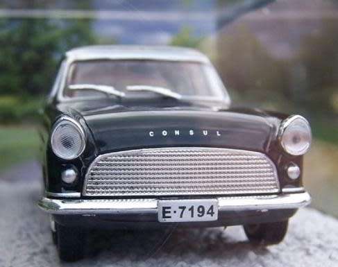 Ford Consul Mk.II 1962 JBond 007 1/43 IXO NEW+boxed   #4754 instant wheels