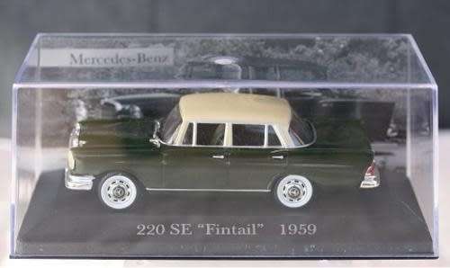 Mercedes-Benz 220 SE FINTAIL 1959 1/43 IXO NEW+boxed  #4714 instant wheels