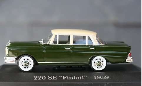Mercedes-Benz 220 SE FINTAIL 1959 1/43 IXO NEW+boxed  #4714 instant wheels