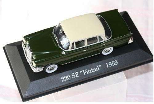 Mercedes-Benz 220 SE FINTAIL 1959 1/43 IXO NEW+boxed  #4714 instant wheels