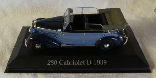 Mercedes-Benz 230 Cabrio 1939 1/43 IXO NEW+boxed  #4791 instant wheels