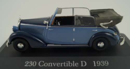 Mercedes-Benz 230 Cabrio 1939 1/43 IXO NEW+boxed  #4791 instant wheels