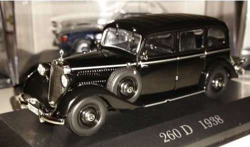 Mercedes-Benz 260 D (W 138) 1938 1/43 IXO NEW+boxed  #4792 instant wheels