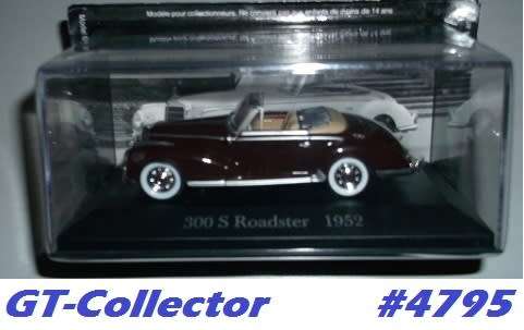 Mercedes-Benz 300 S Roadster W188 1952 1/43 IXO NEW+boxed  #4795 instant wheels
