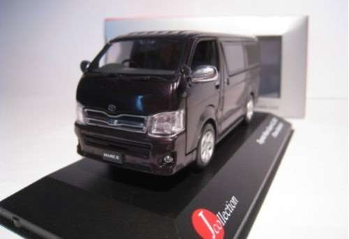Toyota HiAce Super GL 2012 dk.blue-met 1/43 J-Collctn NEW  #4664 instant wheels