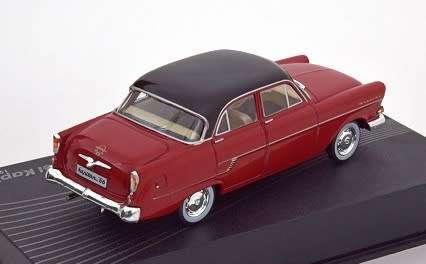 Opel Kapitaen 1955 red+black 1/43 IXO NEW+boxed  #4753 instant wheels