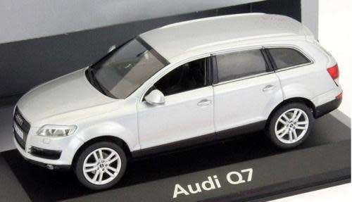 Audi Q7 quattro 2015 silver 1/43 Schuco NEW+boxed  #4668 instant wheels