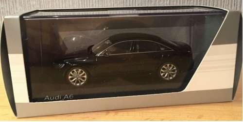 Audi A6  2011 black 1/43 Schuco NEW+boxed  #4841 instant wheels