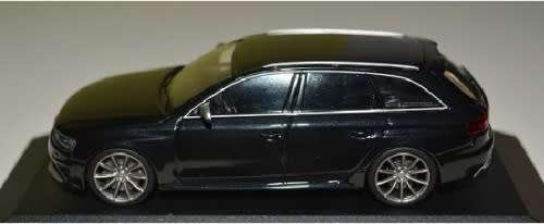 Audi RS4 B7 V8 4.2 FSI quattro Avant 2005 black-met 1/43 Schuco NEW+boxed  #4843 instant wheels